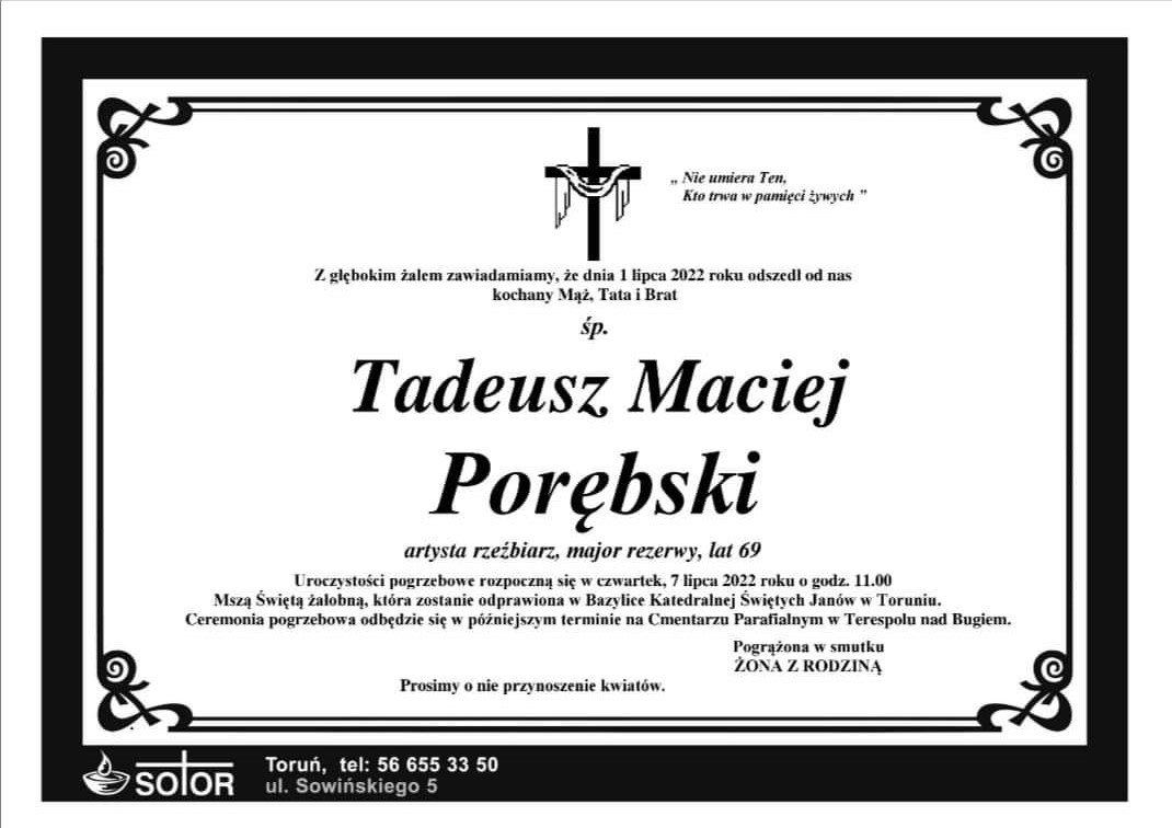 Pogrzeb Tadeusza Porębskiego