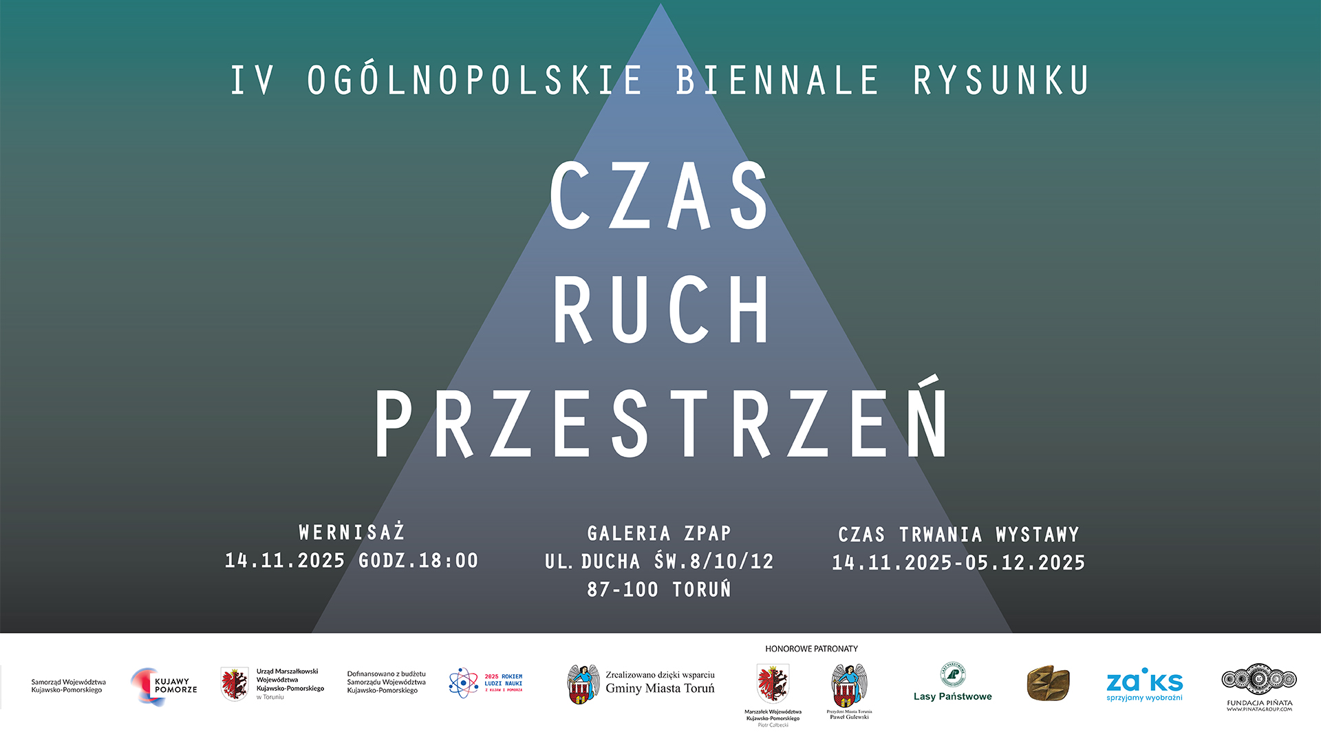 IV OGÓLNOPOLSKIE BIENNALE RYSUNKU CZAS RUCH PRZESTRZEŃ